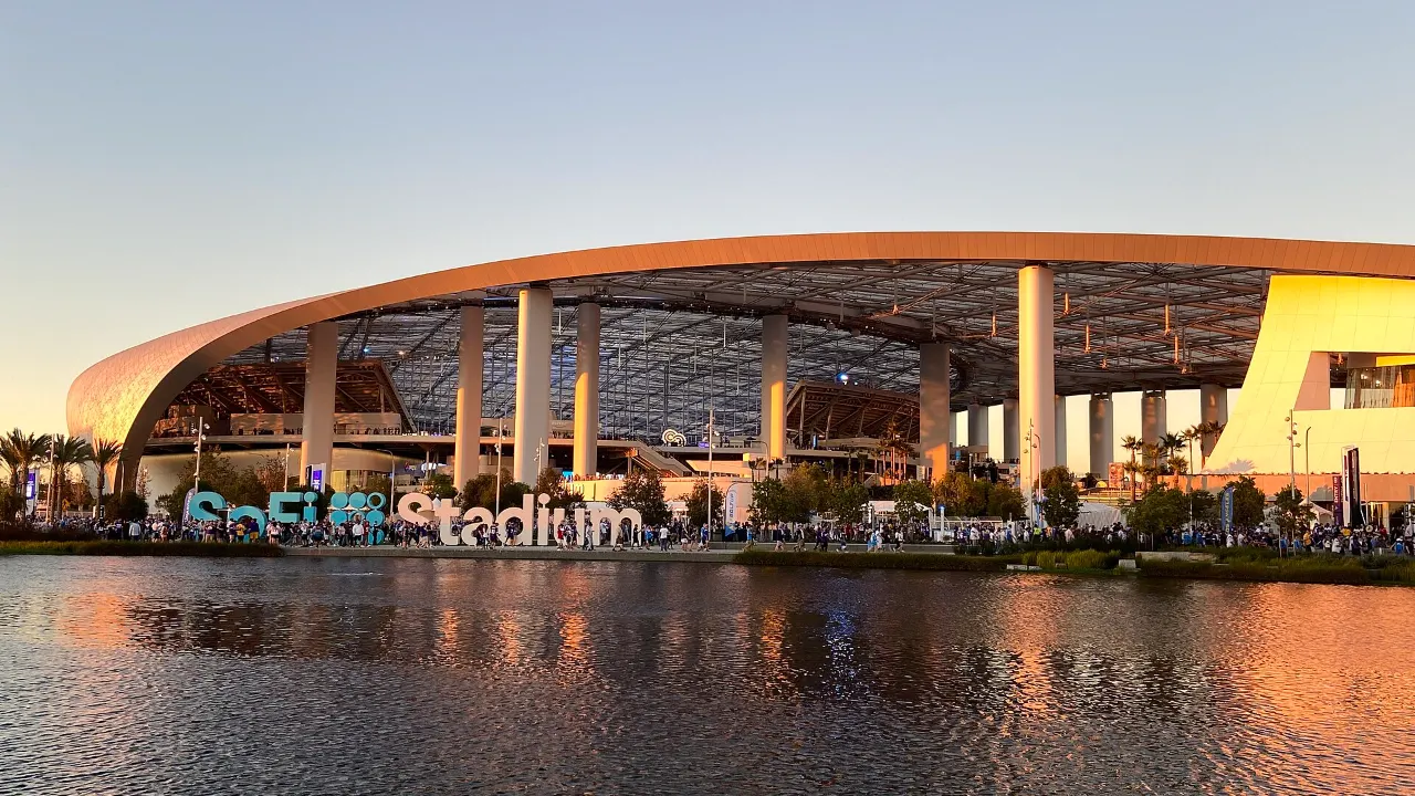 A 2026 World Cup host stadium exterior